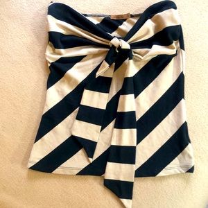 Arden B strapless knit top size M